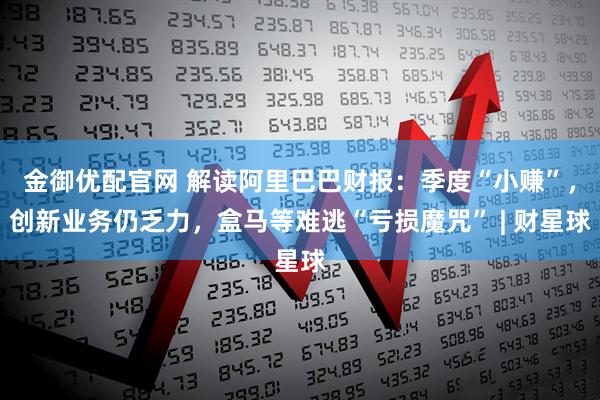 金御优配官网 解读阿里巴巴财报：季度“小赚”，创新业务仍乏力，盒马等难逃“亏损魔咒” | 财星球